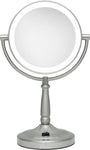 10 Year Zadro Cordless Dual-Sided LED Lighted Round Vanity Mirror 10X/1X
