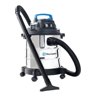 15 Year Wet/Dry Vacuum -3 Peak HP 5 Gallon Stainless Steel