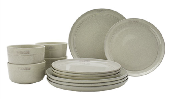 25 Year Staub 12pc Ceramic Dinnerware Set