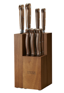 10 Year Chicago Cutlery Racine 12pc Knife Block Set
